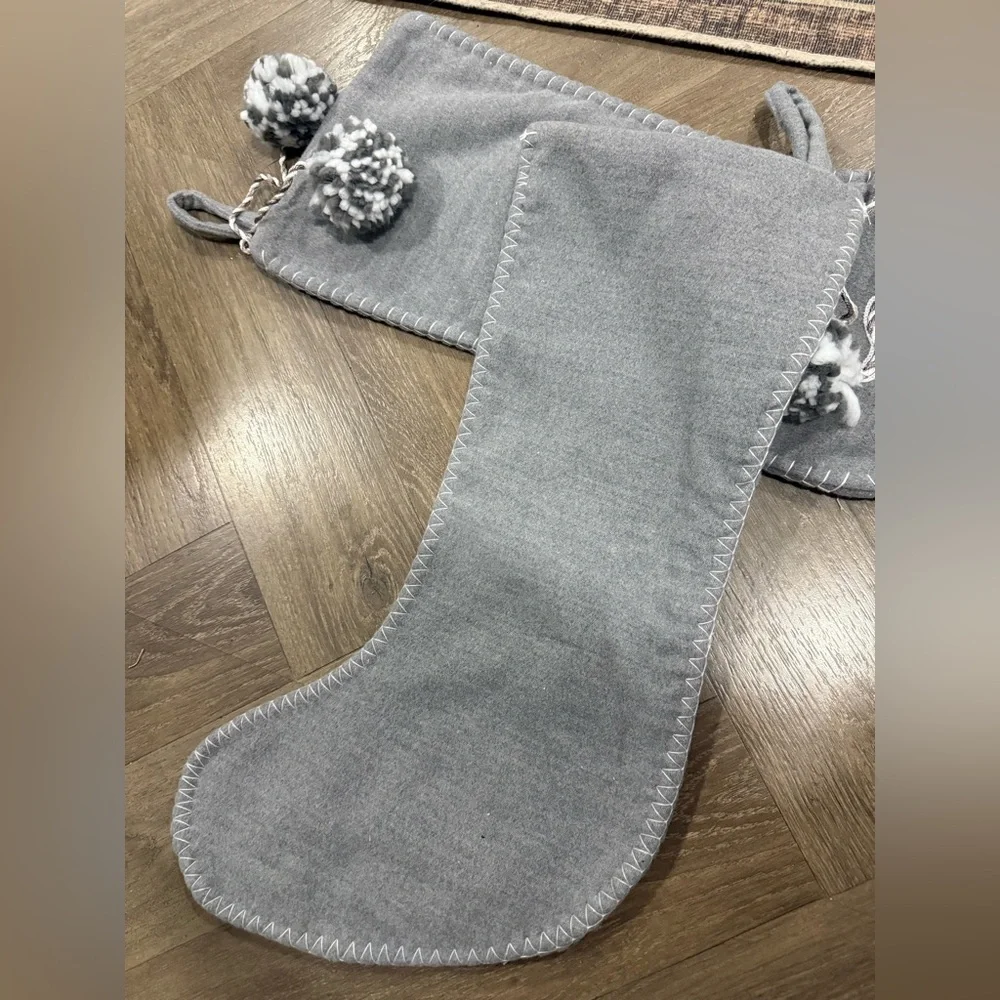 Gray Hobby Lobby Noel Christmas Stockings - Picture 5 of 5